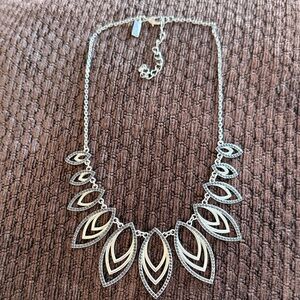 INC International Concepts Silver and Black Necklace